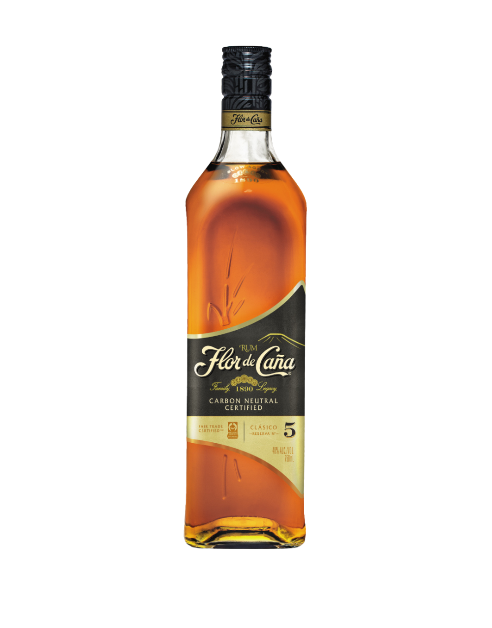 FLOR DE CAÑA AÑEJO CLÁSICO 5 YEAR OLD RUM